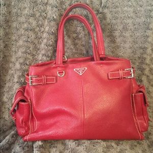 Authentic Prada Vitello Daina Handbag BR2703